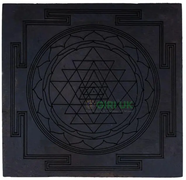 Shri Yantra - Karungali - 3x3 Inch - 70 Gms