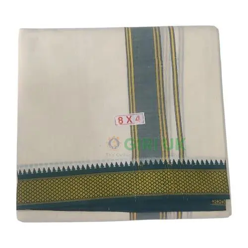 8 x 4 Mayilkan Grey Dhothi