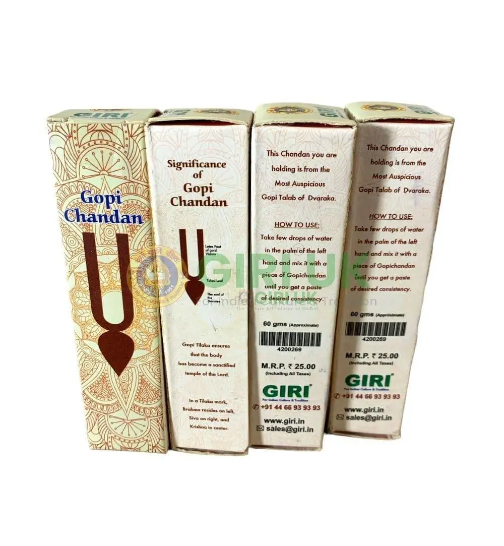 Gopi Chandan long sticks x 4