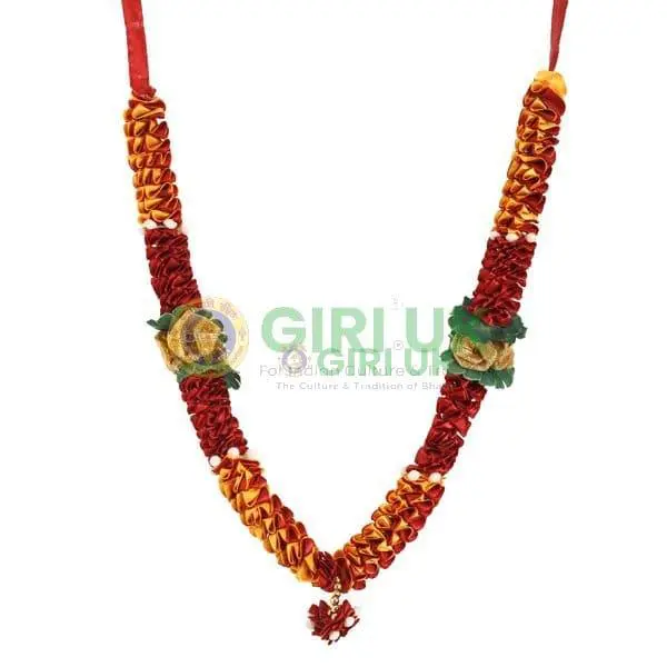 Satin Flower Malai (Garland) - 22 inches