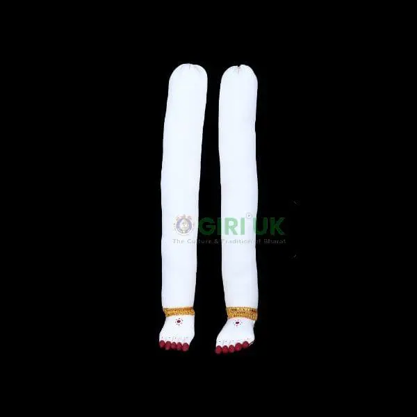 Varalakshmi /Amman/Ammavaru Large, White Hastham Paadam Set