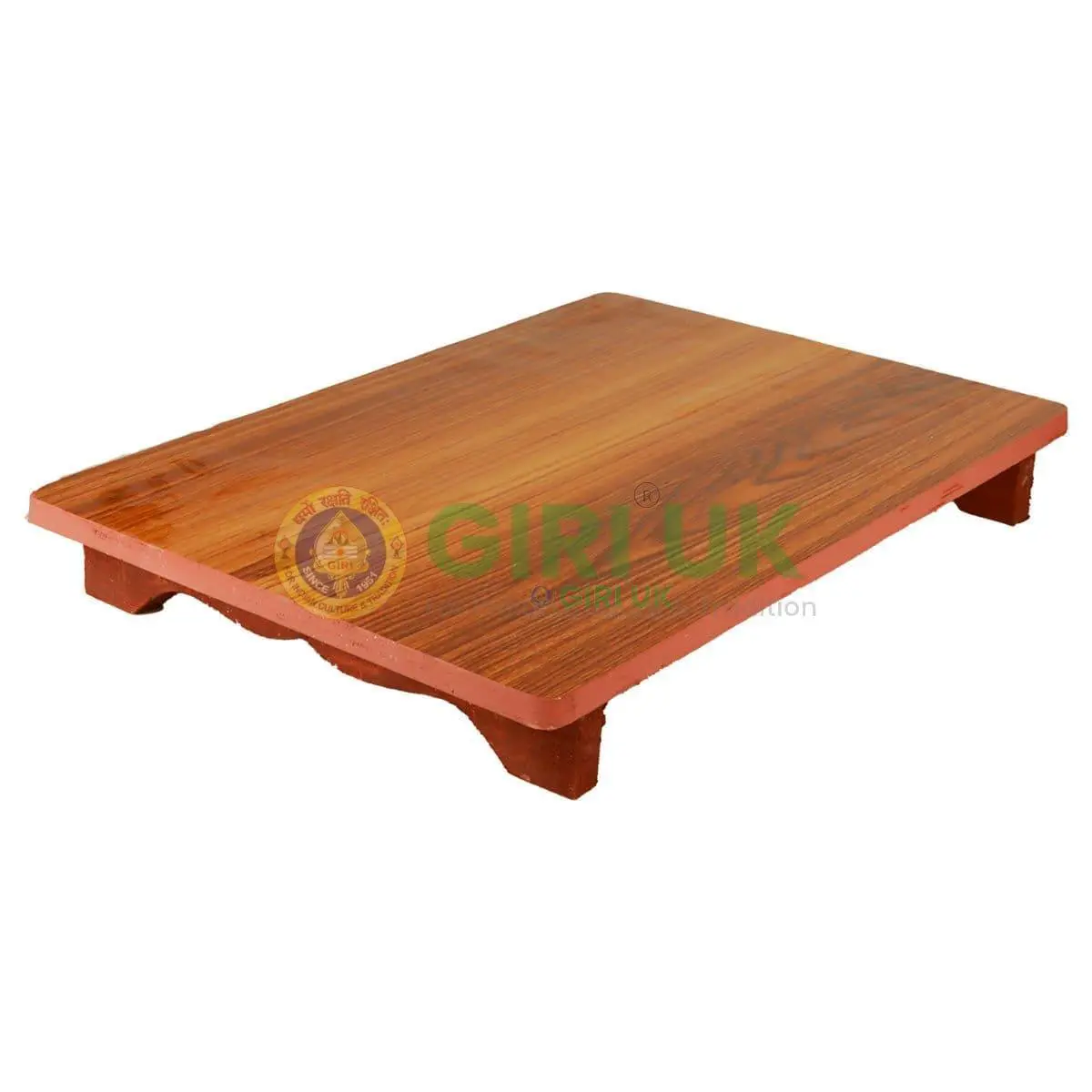 Wooden Chowki (Manai Palagai /Prayer stool) - 15 x 21 inches