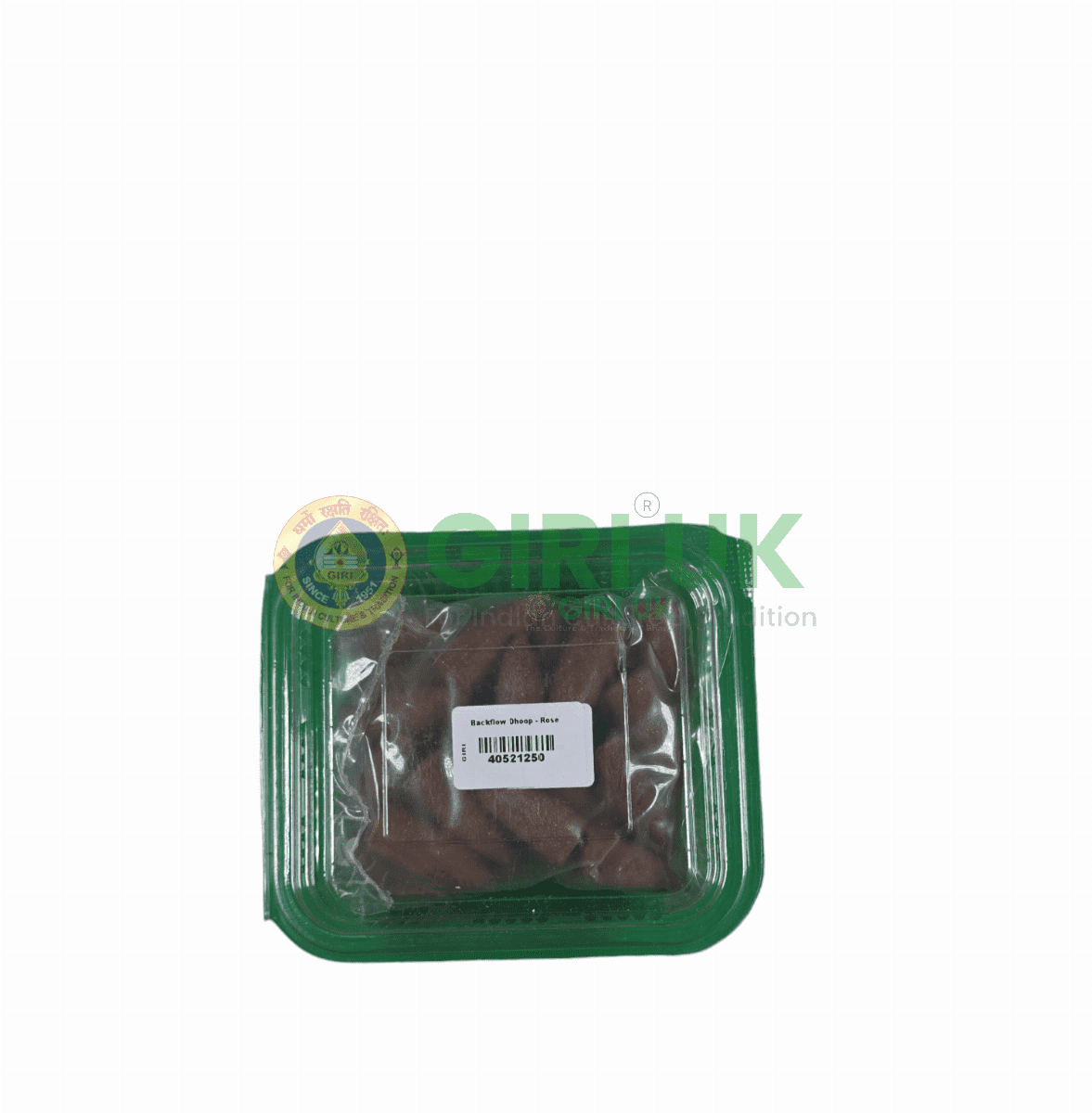 Backflow Rose Incense (Dhoop)