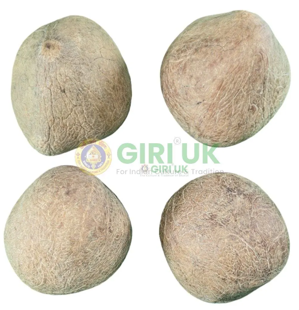 Kopparai (Dried Coconut) for Homam/Havan-(Pack of 4)