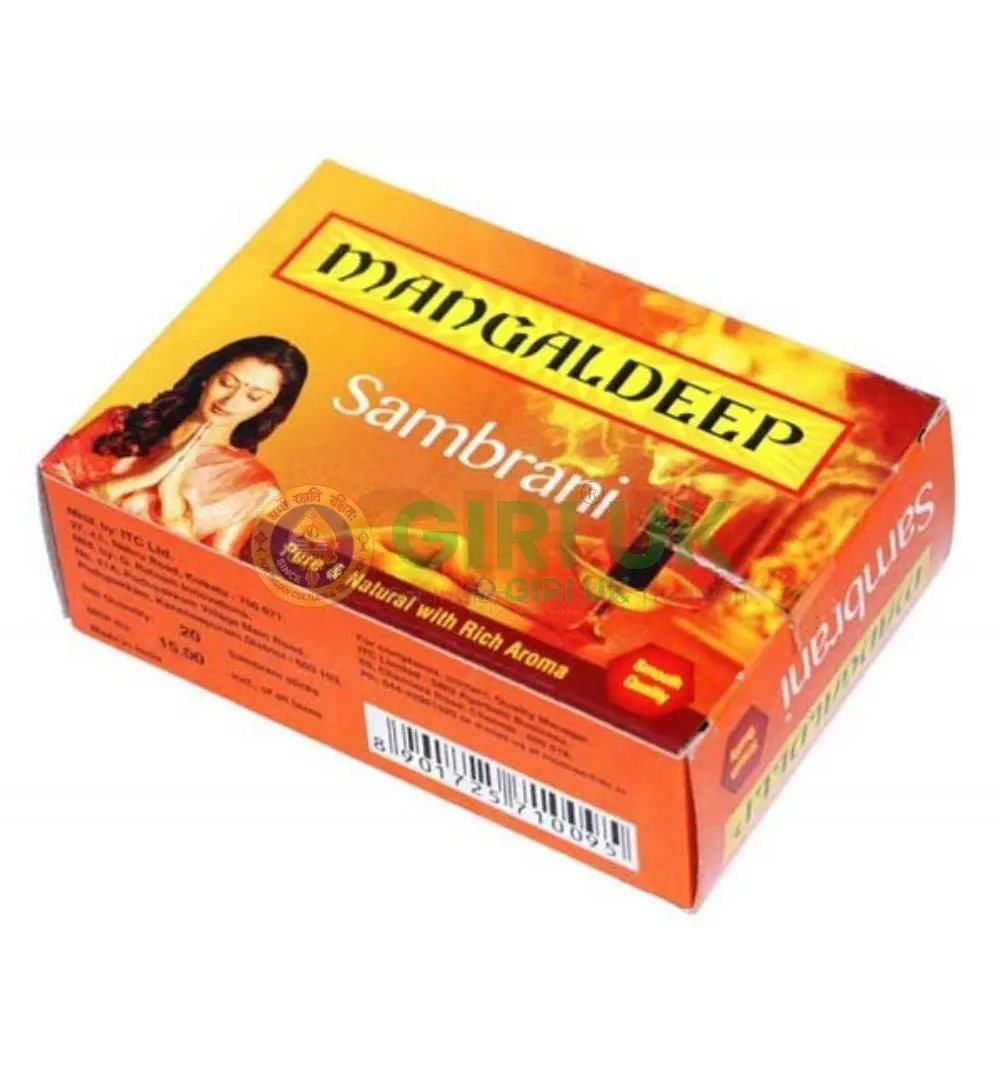 Mangaldeep Sambrani (Incense) sticks - 20pcs