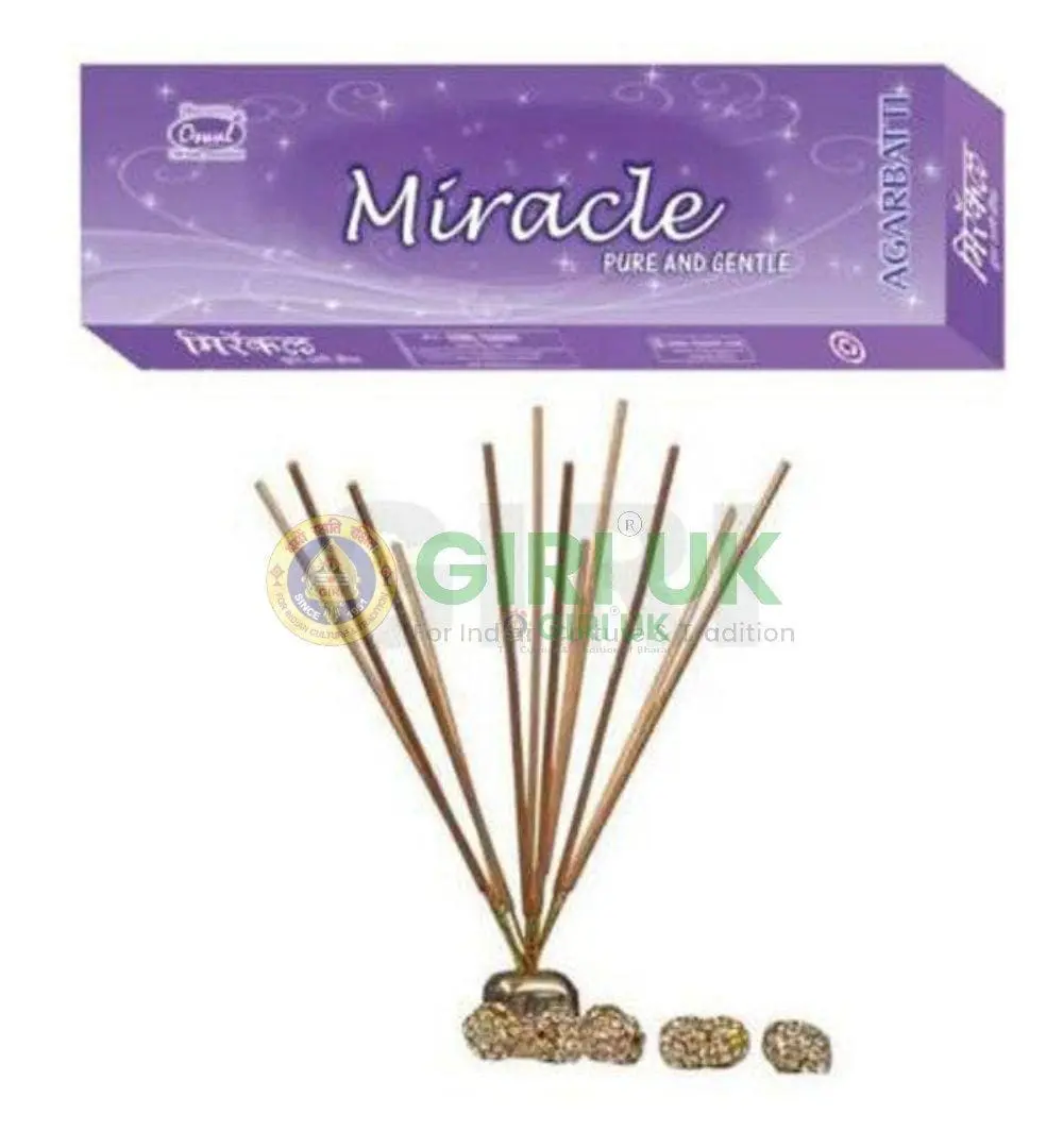 Oswal Traders Miracle Agarbatti (Incense)  - 100 Gms