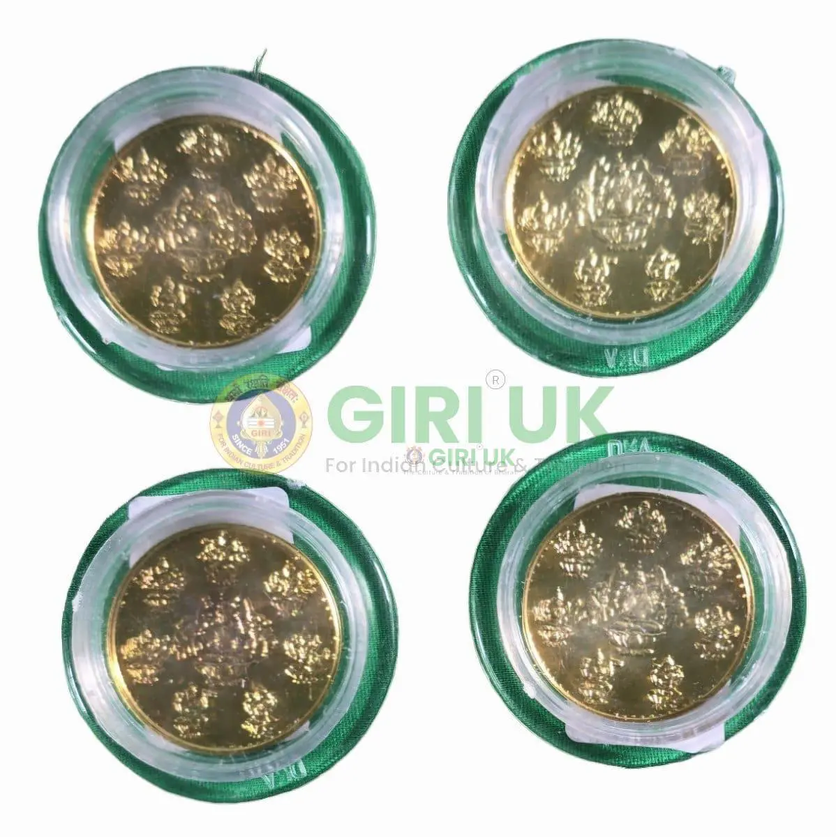 G/P Ashtalakshmi Coin Single-(Pack of 4)