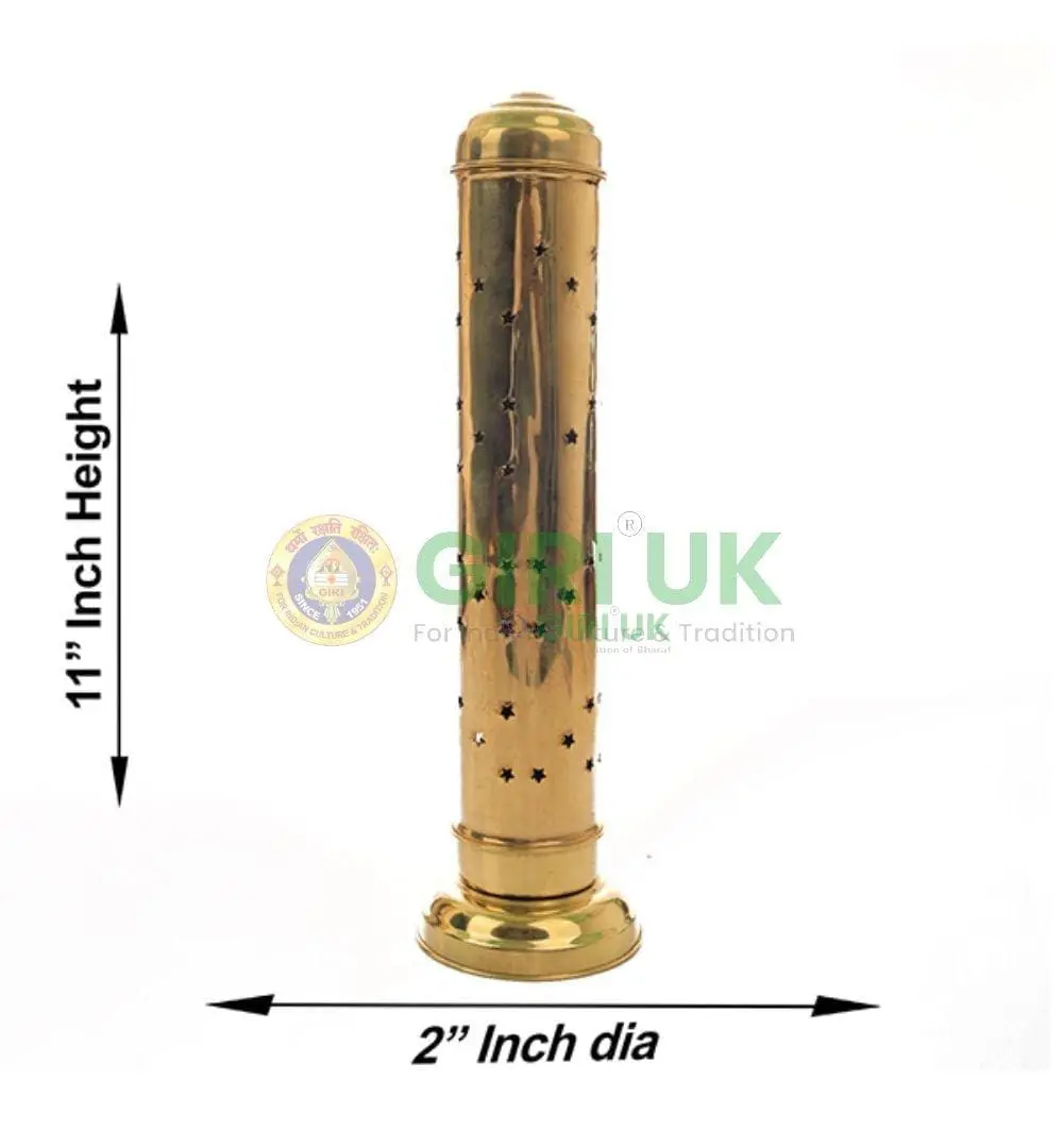 Brass encased incense sticks holder