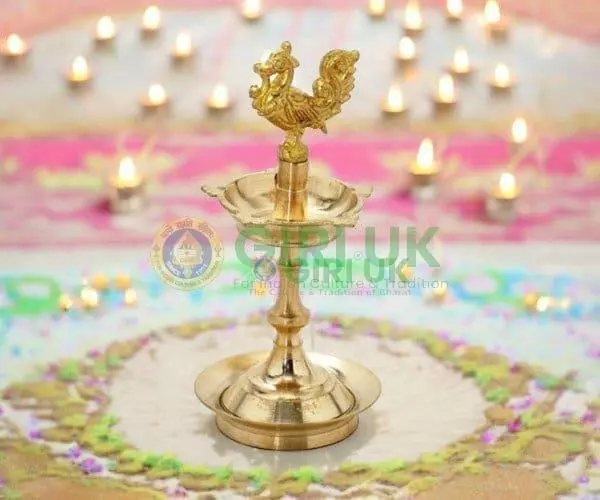 Karaikudi Kuthuvillaku with Annapakshi - Brass