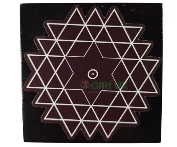 Manai - Rangoli Design 4 - Square - 3 x 3 Inch