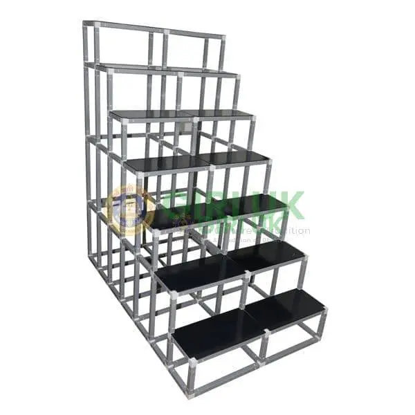 7-Step, 2-width Regular Frame Golu Padi Stand (7R)
