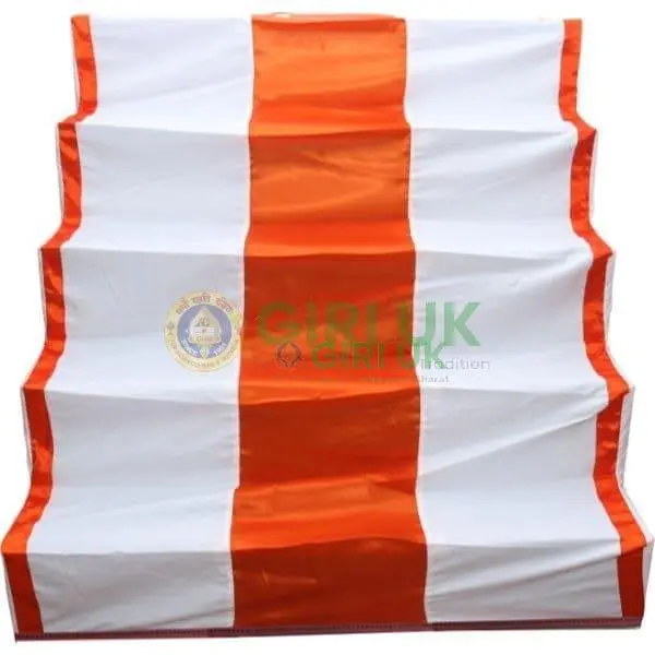 Satin Coloured Cloth Cover for 5 Steps 3-width Triple Frame Golu Padi Stand