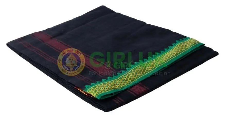 Veshti - Thalapathy - Cotton - Black - 2 Mtrs